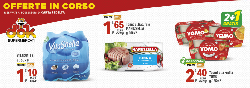 Nuovo volantino supermercati DOK 9-19 Set - COSENZA PRIME